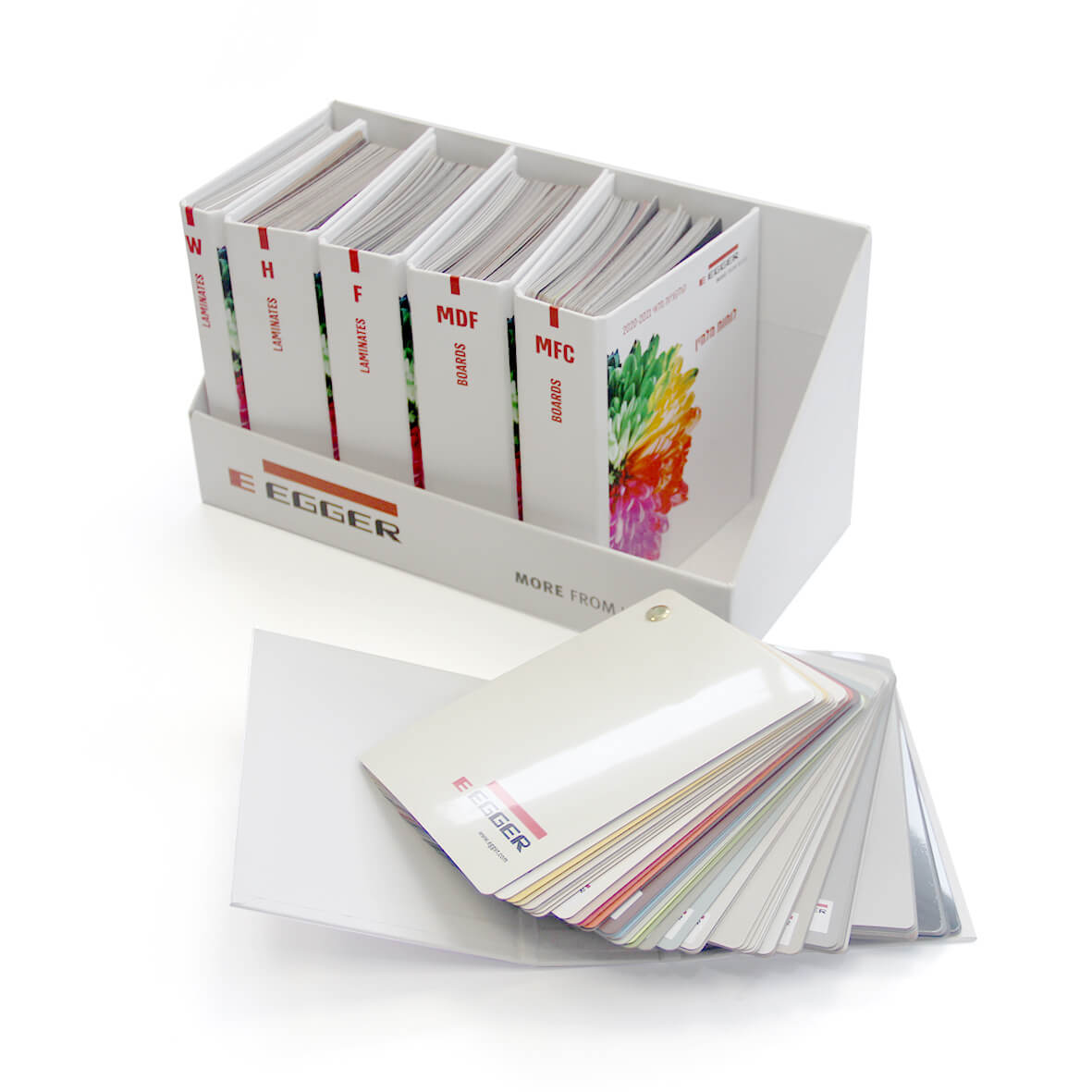 קופסא מעוצבת + מניפת פורמייקה עבור חברת 