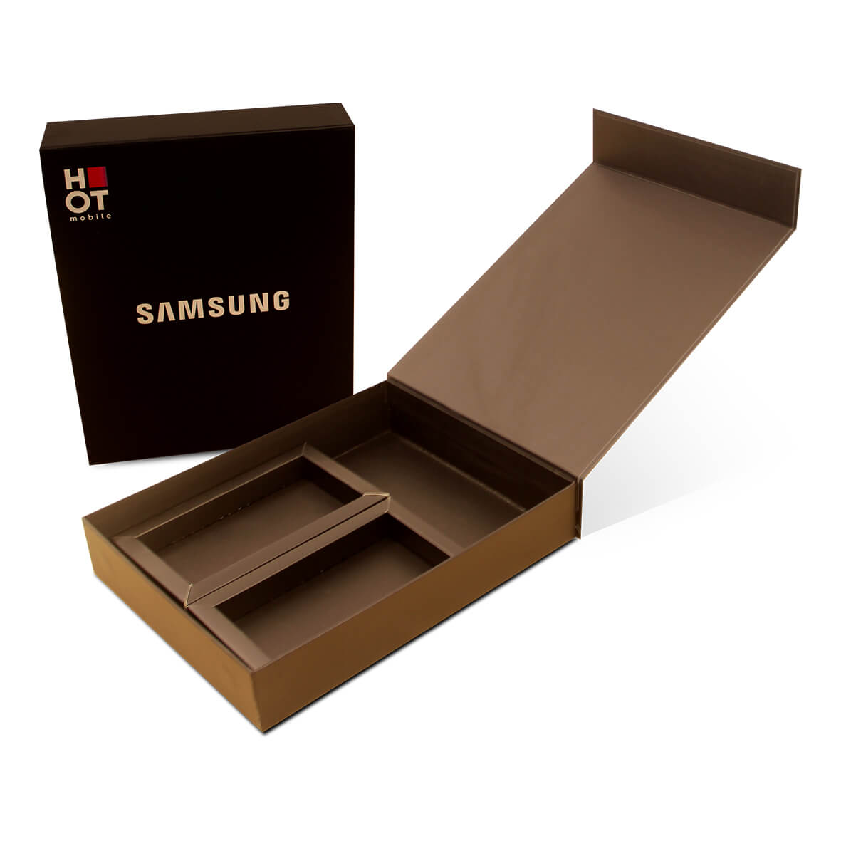 קופסא מעוצבת קשיחה עם סגירה מגנטית 